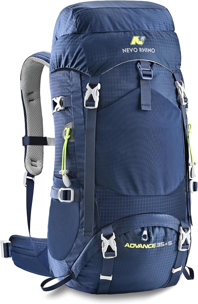 N NEVO RHINO 40L Internal Frame Hiking Backpack by NNEVORHINO