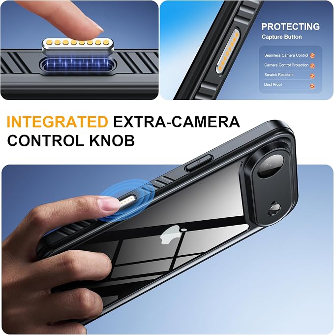 ANTSHARE for iPhone Air Case, IP68 Waterproof Shockproof Case, - 12 FT Military - Image 5