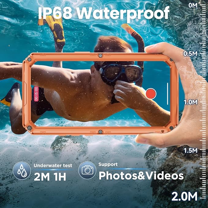 Mitywah Waterproof Case for iPhone Air, Military Grade Rugged Metal Case - Image 3