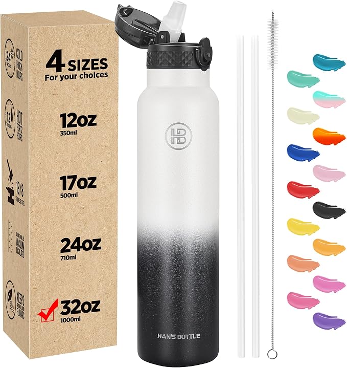 Han's Bottle Sports Water Bottle - 32 Oz by han%27s+bottle
