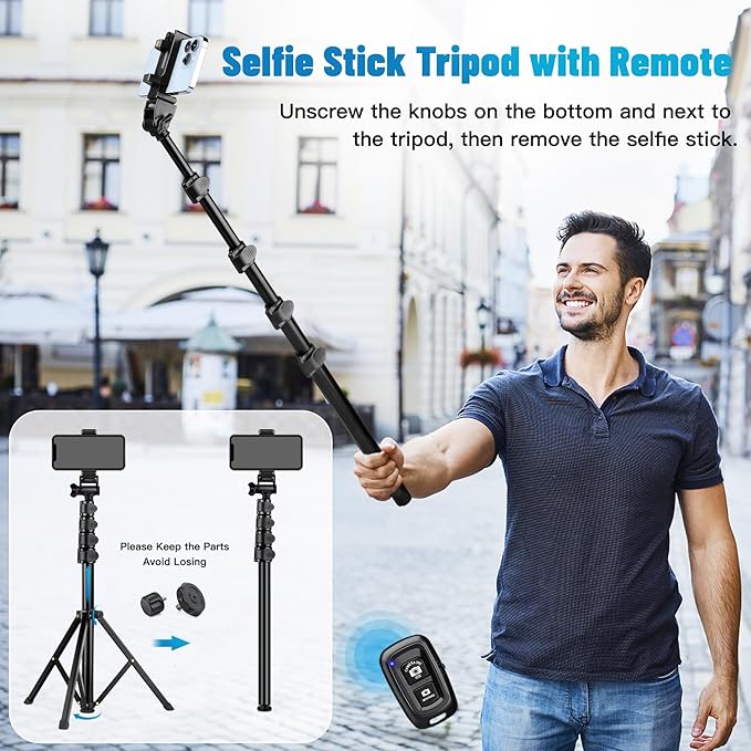 Victiv Phone Tripod, Sturdy & Stable, Adjustable Camera Stand & Selfie Stick - Image 5