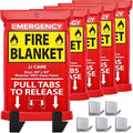 JJ CARE Fire Blanket – 5 Packs by JJCARE