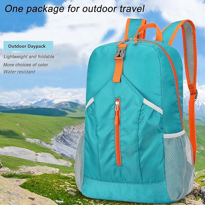 levayhill 25L Foldable Hiking Backpack Lightweight Packable Basic-Daypack - Image 8