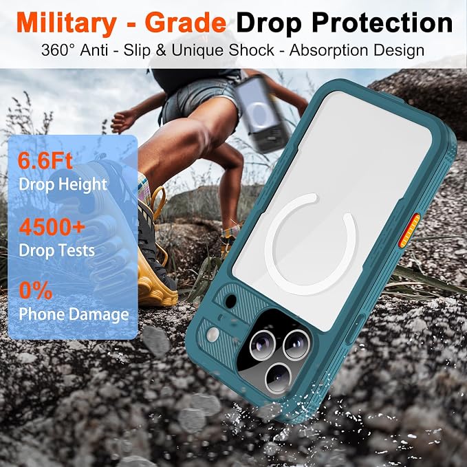 for iPhone 17 Pro Max Case, IP68 Waterproof Full Body Protective Cover - Image 5