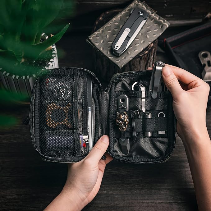 TACTICAL GEEK Block E2.0 EDC Compact Waist Multi-Purpose Molle Pouch Organizer - Image 7