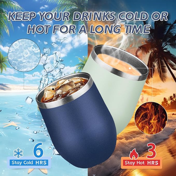 12oz Stemless Wine Tumbler - Image 4
