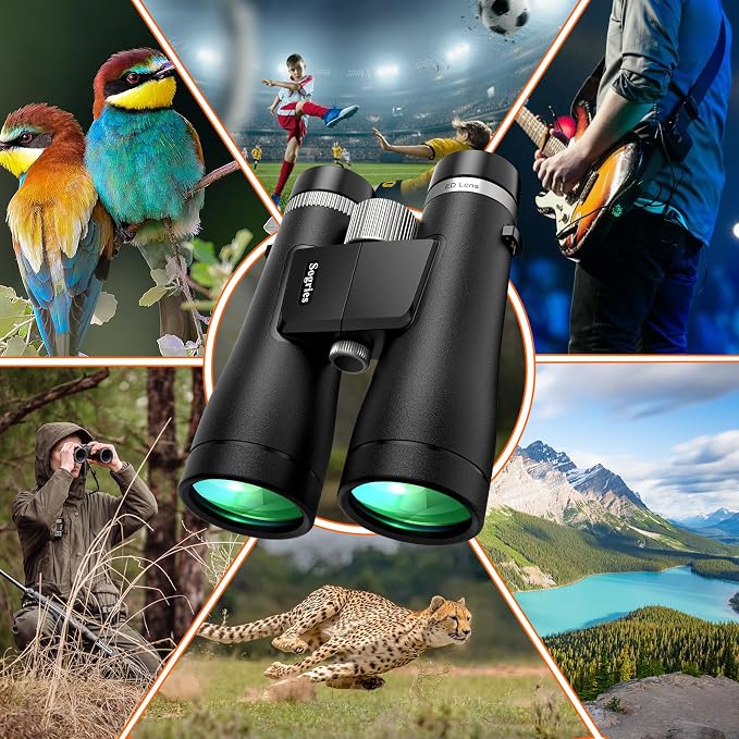 12x50 ED Binoculars for Adults-Professional Roof Prism, HD Optical System - Image 7