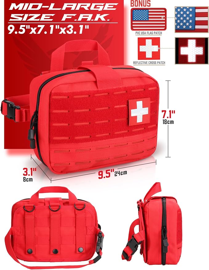 LIVANS Tactical Molle Medical Pouch - Image 2