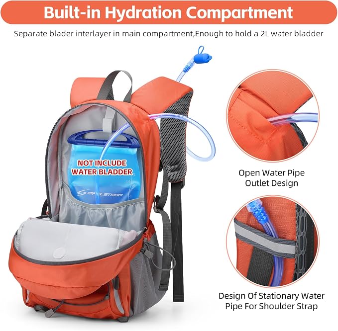 RealCool Hiking Backpack for Men Women, 30L Lightweight Waterproof Travel - Image 5