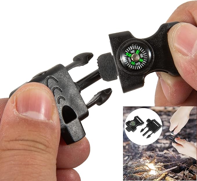 10 PCS Emergency Whistle Buckle come - Image 7