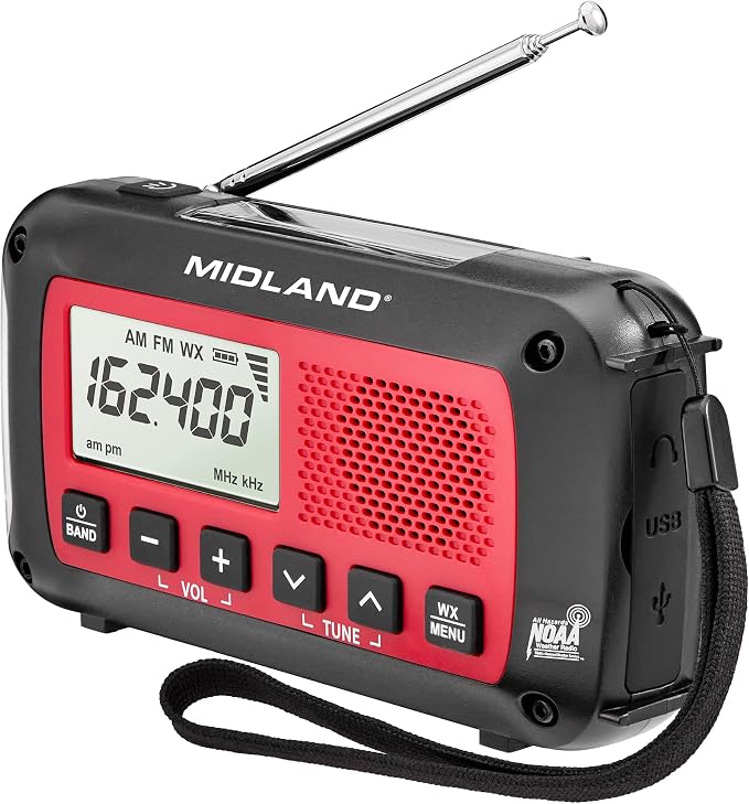 Midland ER40 Emergency Crank Weather Alert Radio w/Flashlight by MidlandRadio