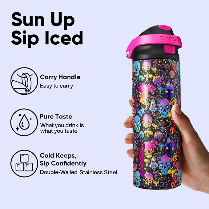 Encool SwiftSip Insulated Stainless Steel Water Bottle - Image 4