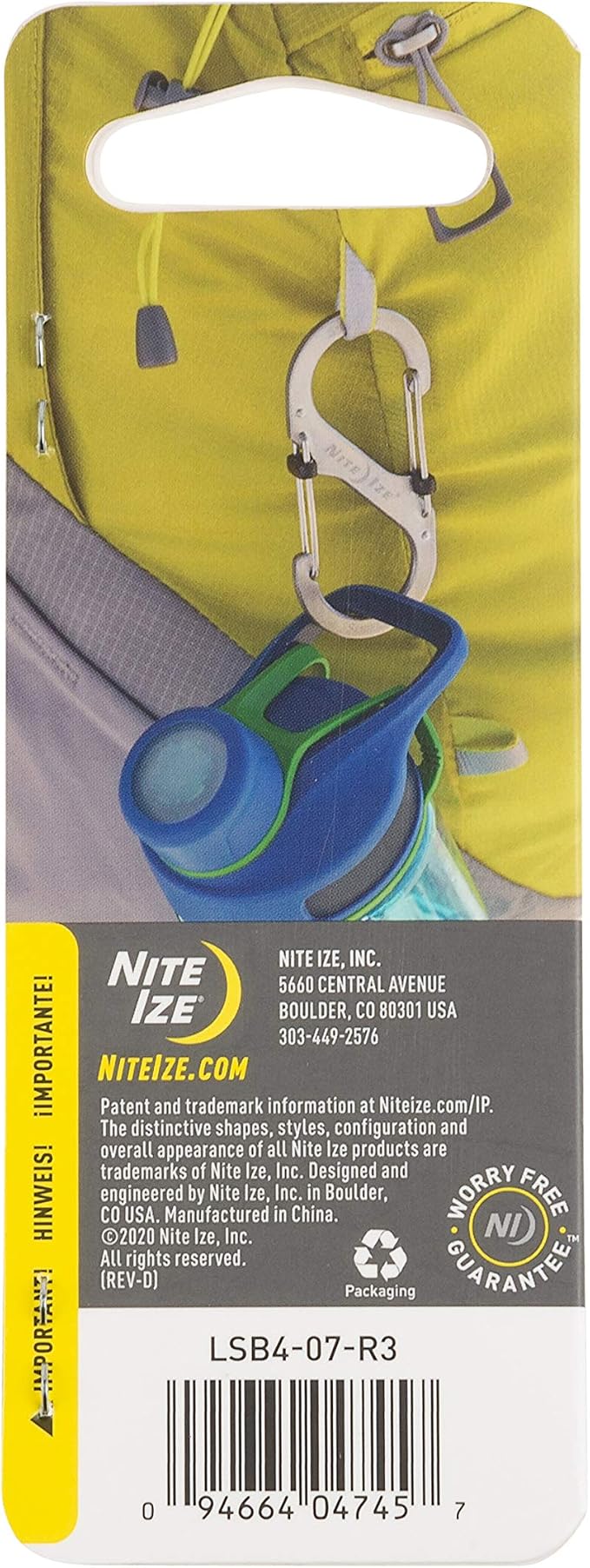 Nite Ize S-Biner SlideLock Stainless Steel, Size #4 - Image 4