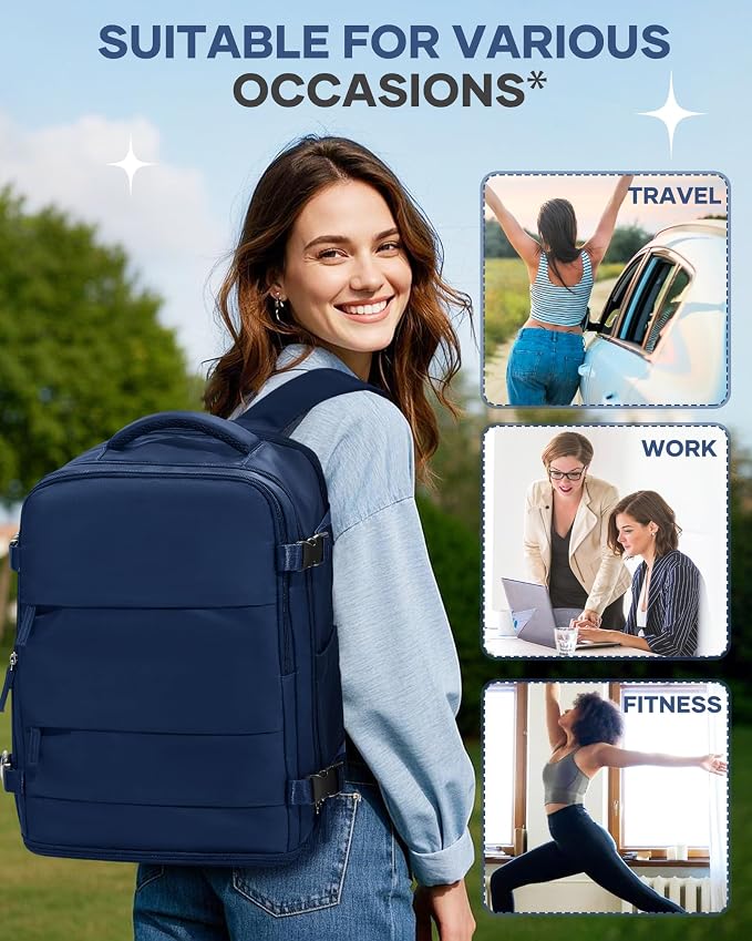coofay Travel Backpack Carry on Flight Approved Carry on Backpack - Image 8