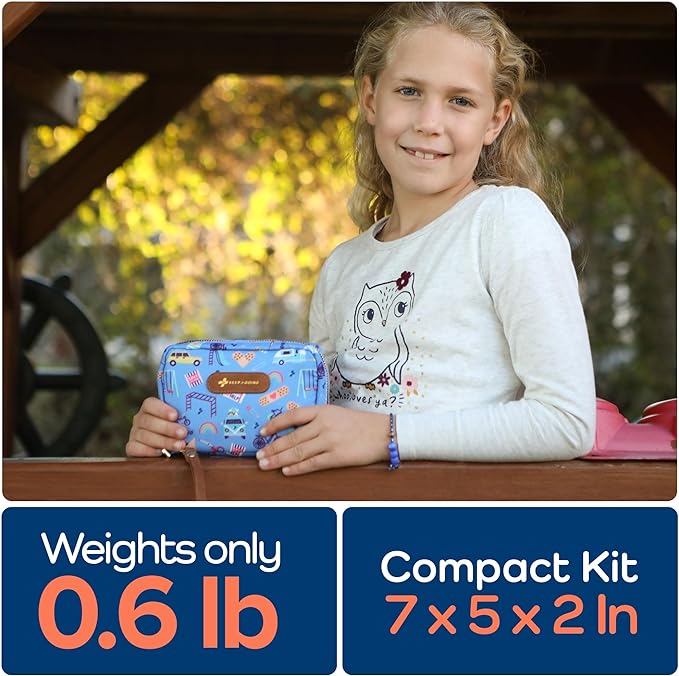 KeepGoing Travel First Aid Kit for Kids – 130 Pc. for Car, Diaper Bag & Backpack - Image 6