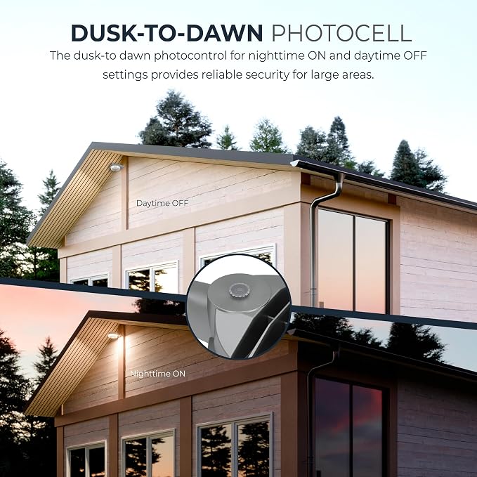 HALO ALB Outdoor Dusk-to-Dawn LED Security Area Light - Image 3