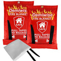 2-Pack Fire Blanket by Demiwise