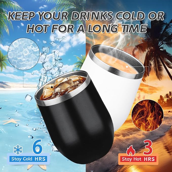 12oz Stemless Wine Tumbler - Image 4