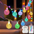Metaku Outdoor String Lights Battery Operated 16.4ft 50LED Fairy Lights by METAKU