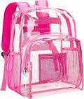 Vorspack Clear Backpack Heavy Duty PVC Transparent Backpack Extra Large Clear by Vorspack