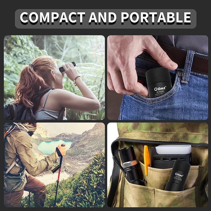 Olimt 8x25 Monocular Telescope, Mini Pocket Compact Small Size Portable - Image 5
