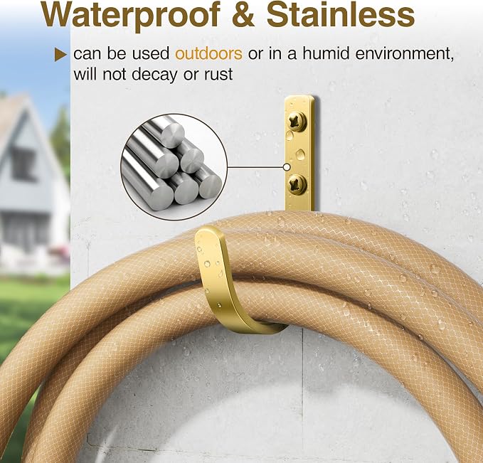 10 Pack Wall Hooks for Hanging Towel/Coat - 22LB Screw in Metal Hanger Wall - Image 4