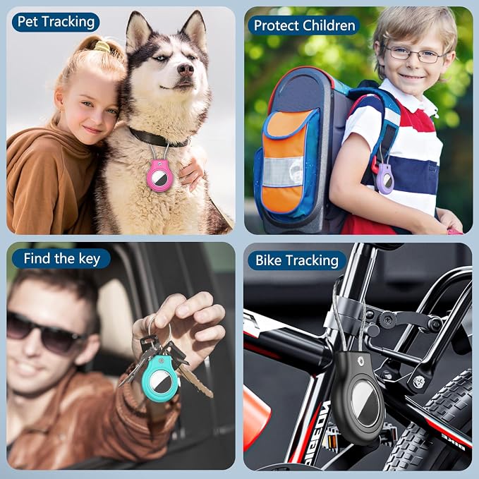 Waterproof Airtag Holder, 4 Pack Air tag Case - Image 6