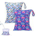 ALVABABY 2pcs Waterproof Wet Dry Bags, Reusable by ALVABABY