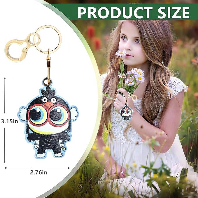Leather Keychain Holder Case Compatible - Image 2