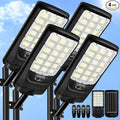 Solar Street Lights Outdoor Waterproof, 21000LM 6500K LED Motion Sensor Lights by IlluminateYourWorld