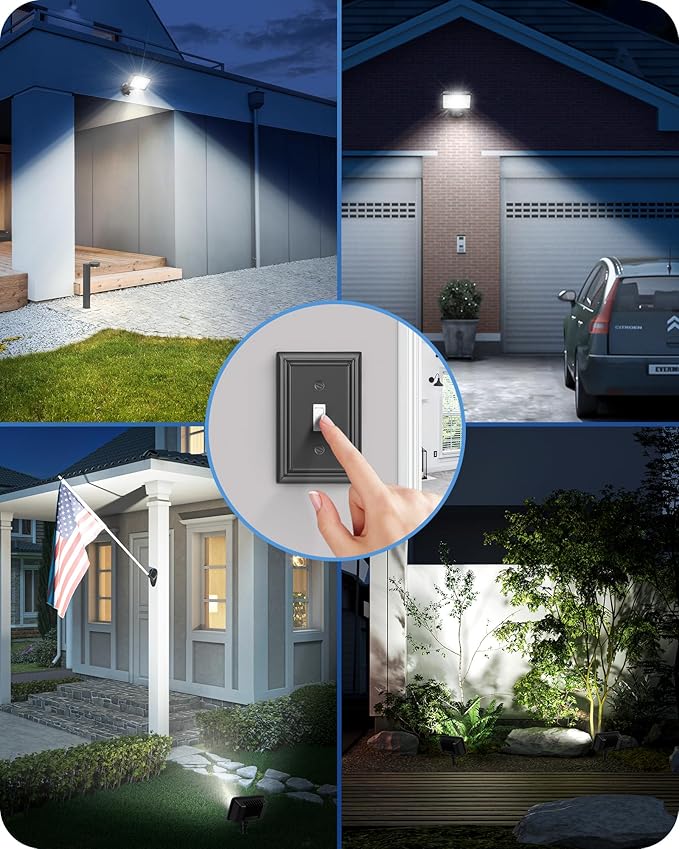 EDISHINE 10000LM Flood Lights Outdoor, 73W LED Flood Light Outdoor, IP65 - Image 7