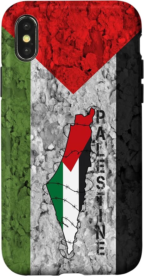 Kufiya PALESTINE Keffiyeh flag, Palestinian Map pattern Case by Unknown