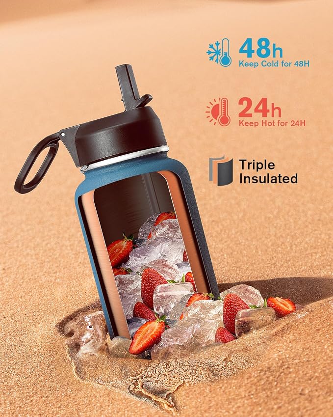 Water Bottle 40 oz Insulated - Image 2