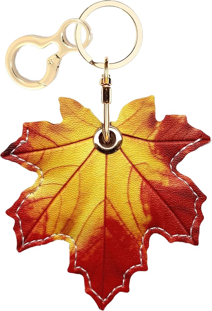 Leather Keychain Holder Case Compatible by BORKUANA