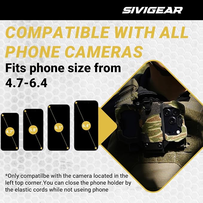 Tactical MOLLE Phone Holder for Plate Carrier Accessories - Image 6
