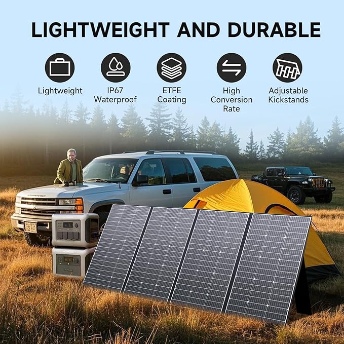 ALLPOWERS SP037 400 watt Solar Panel Foldable Portable Solar Charger - Image 3