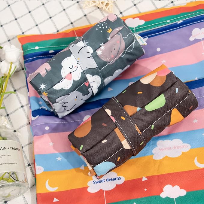 babygoal Wet Dry Bags 3 Pack for Baby Cloth Diapers, Washable Travel Bags - Image 5