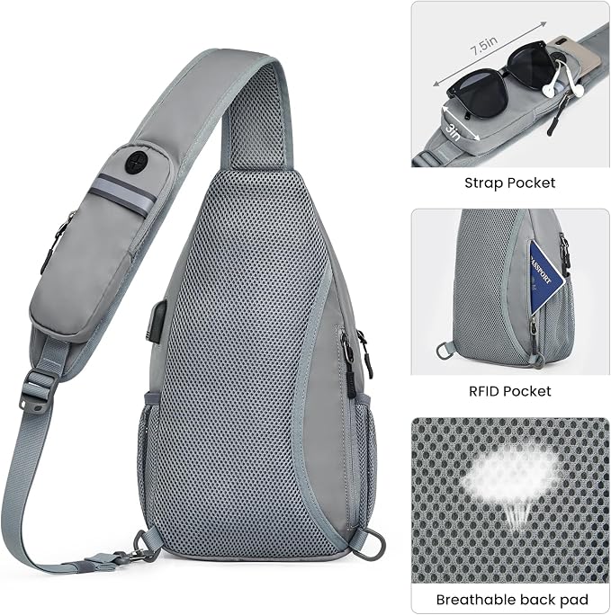 G4Free Sling Bag RFID Crossbody Sling Backpack - Image 6