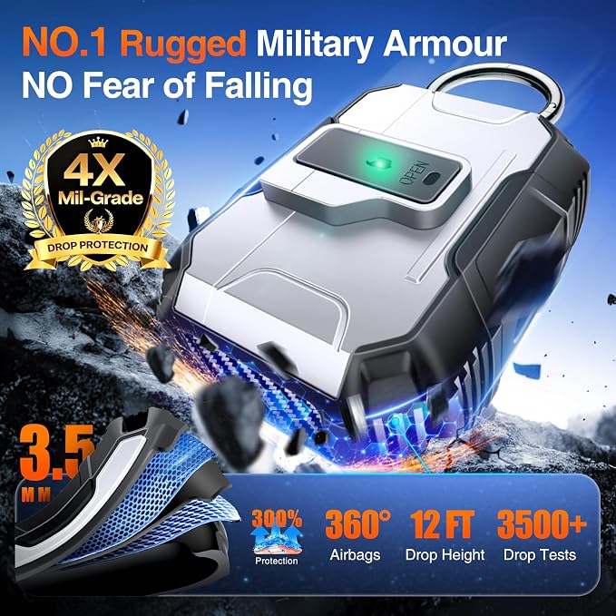 Armoured Heavy Duty for AirPods Pro1 Generation Case - Image 2