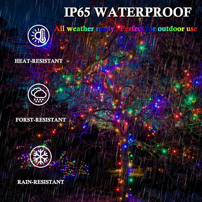 Upgrade 4Pack 400LED Solar String Lights - Image 4