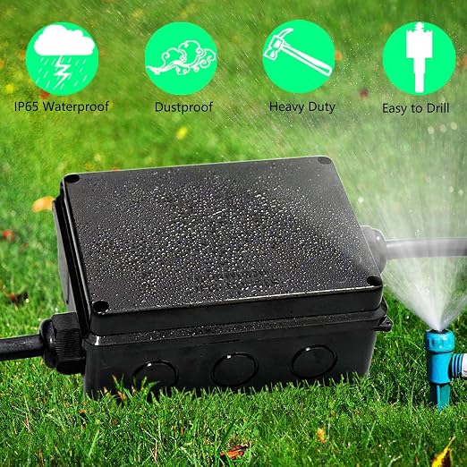 Junction Box, Reserved Holes Electrical Boxes Waterproof IP65 ABS Plastic - Image 3