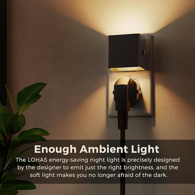 L LOHAS LED Night Lights Plug into Wall, Plug in Night Light - Image 5
