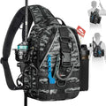 Piscifun Fishing Backpack with Rod Holder, Lightweight Sling Bag Storge Gear by Piscifun