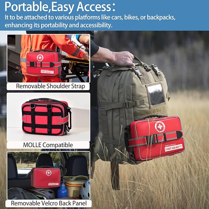 Besst Survivor 401 Piece First Aid Kit - Image 6