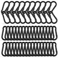 60PCS M6 Heavy Duty Carabiner Clip, 2.36Inch Snap Hook Quick Link Small by XHAMXE