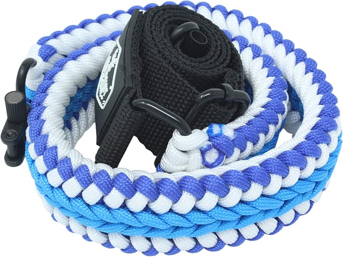 Extra Wide Gun Sling Paracord 550 Adjustable w/Swivels - Image 2