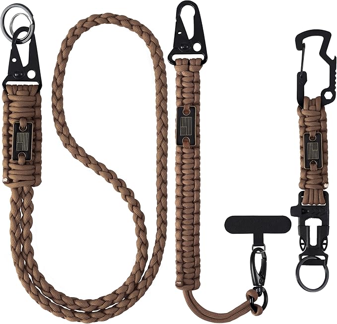 Heavy Duty Braided Paracord Lanyard by Unknown