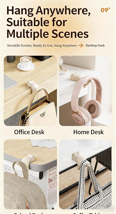 Cat Desk Hook for Kids - Image 6