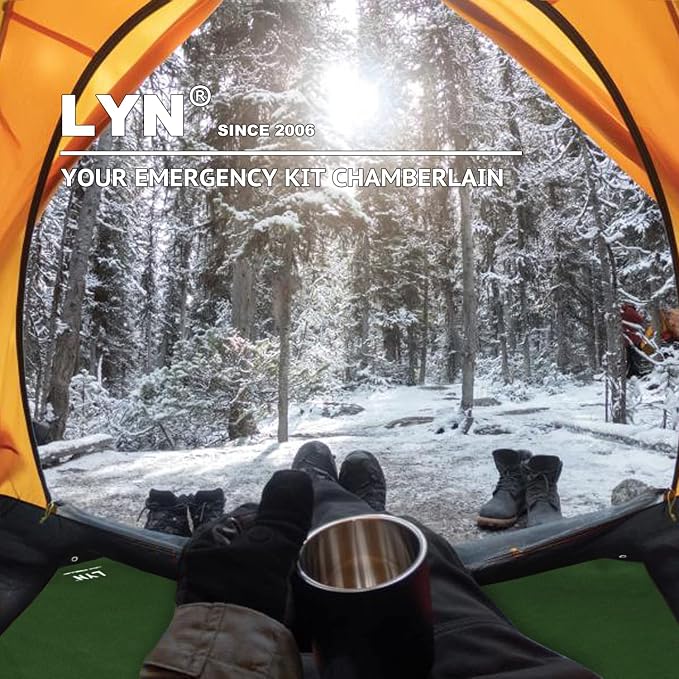 LYN Heavy Duty Emergency Blanket Survival Gear Waterproof Insulated Blanket - Image 6