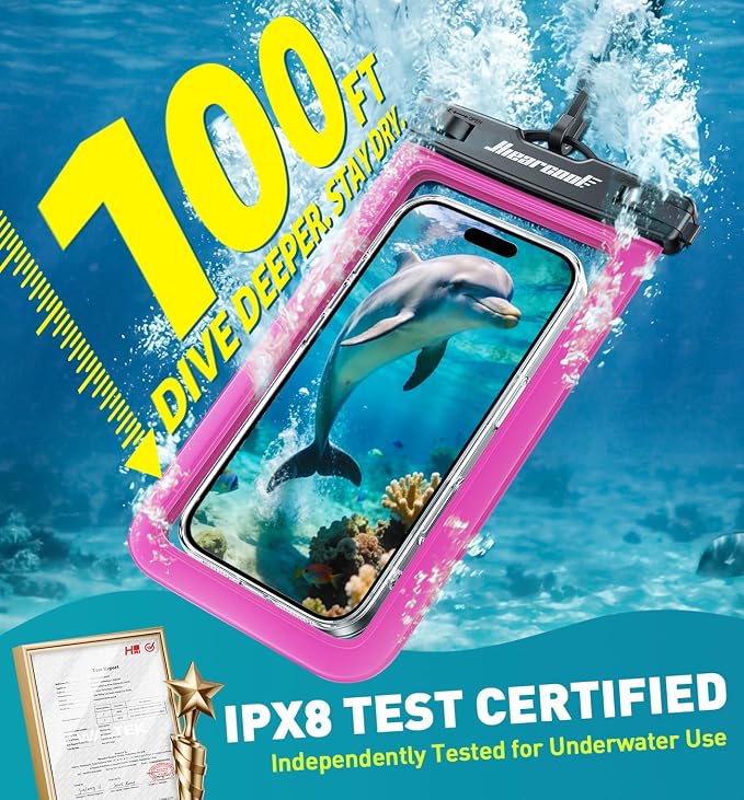 Hiearcool Waterproof Phone Pouch, Waterproof Phone Case - Image 2